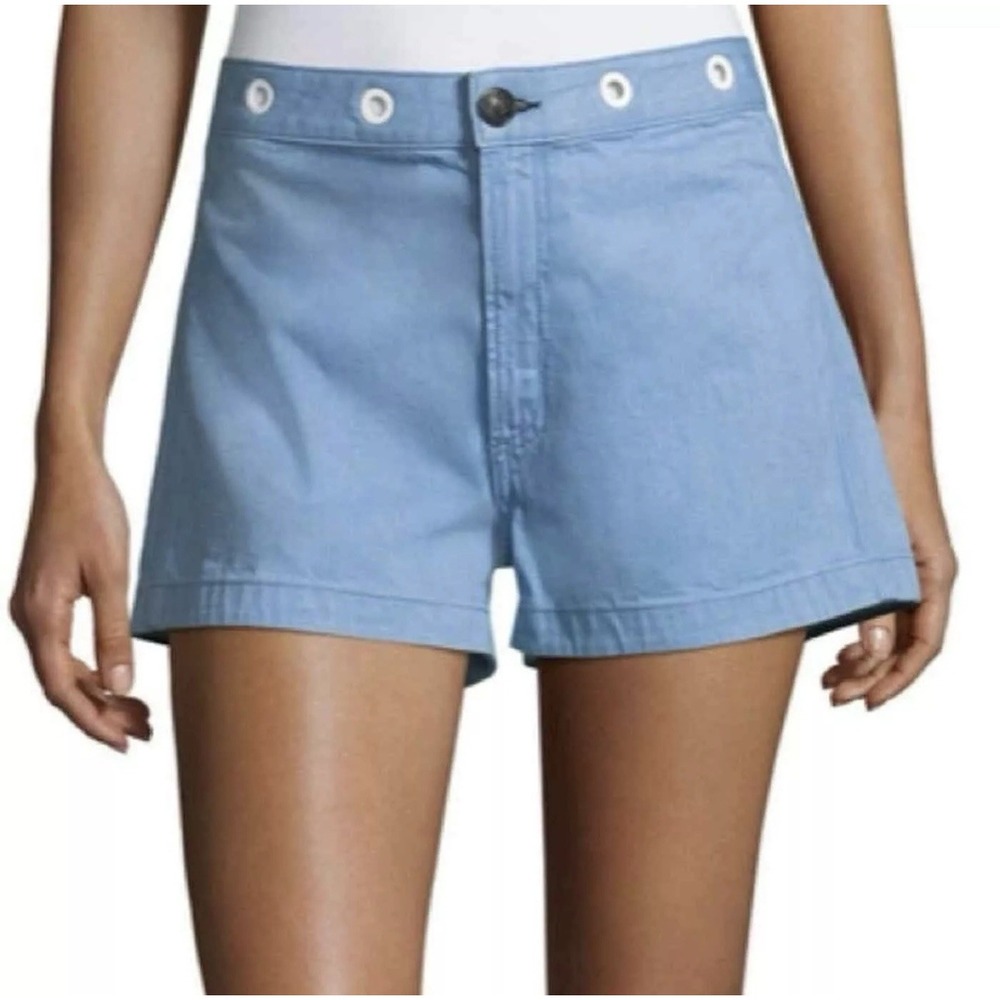 Rag & Bone High Rise Shorts Women's Size 29 Blue Summer Vacation Beach Cruise